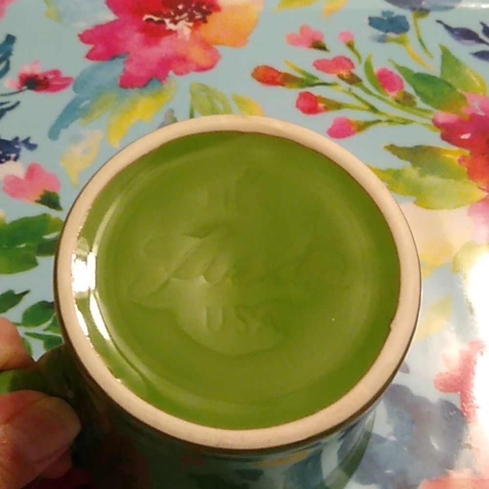 Green Fiesta latte Coffee Cup - Picture 2 of 4